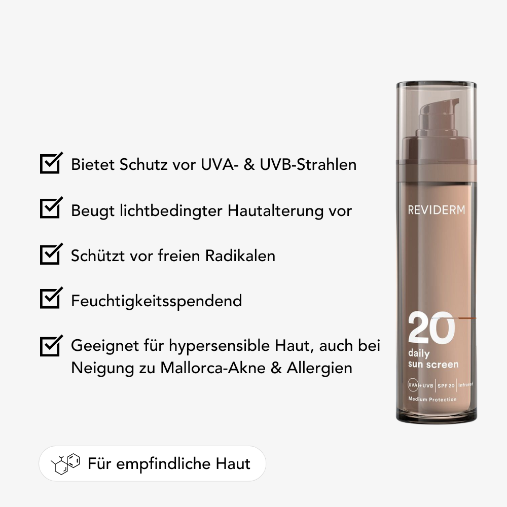 daily sun screen SPF 20