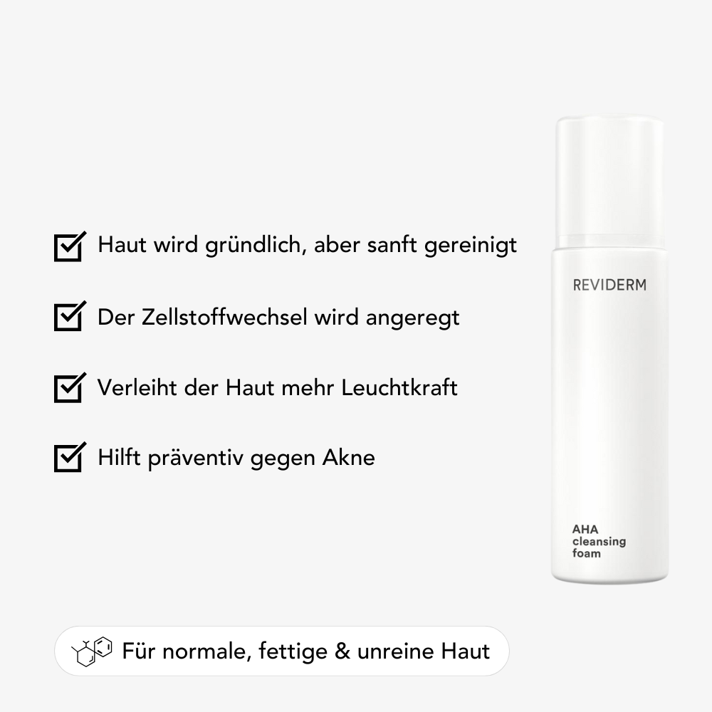 AHA cleansing foam